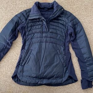 Lululemon Down for a Run Pullover- Navy
